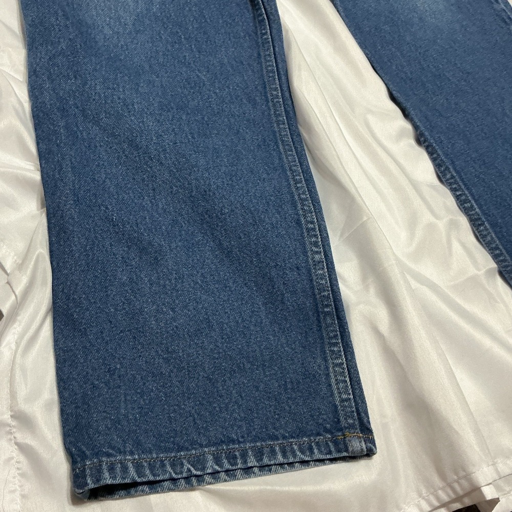 LL Bean Mens Jeans Comfort Waist 36x34 Blue Denim 100% Cotton - Picture 7 of 13